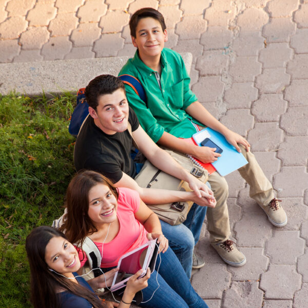 4 teens feeling back to school anxiety at the beginning of the school year