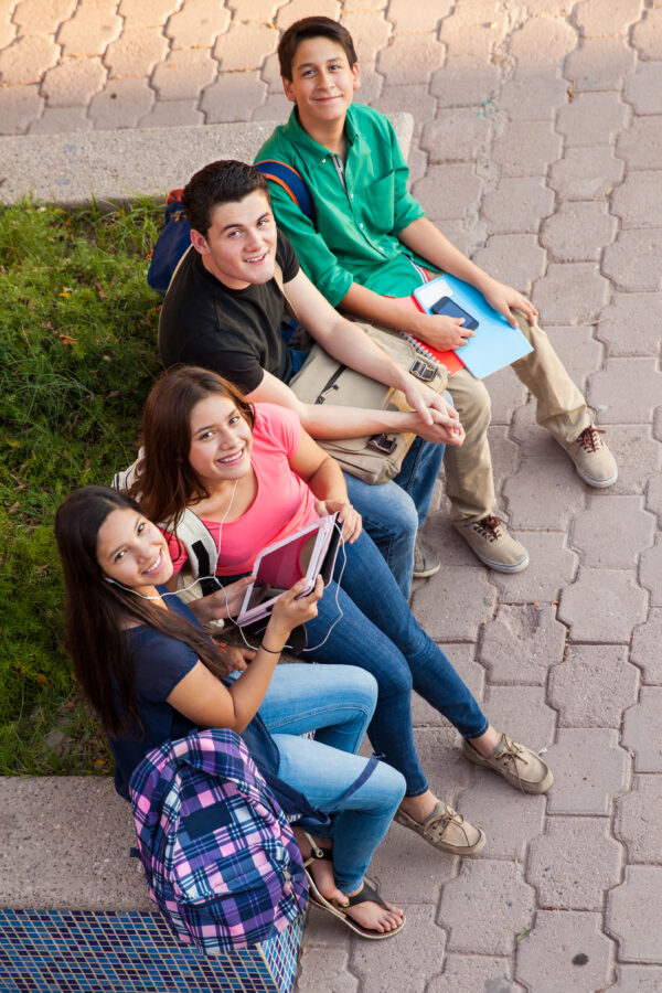 4 teens feeling back to school anxiety at the beginning of the school year