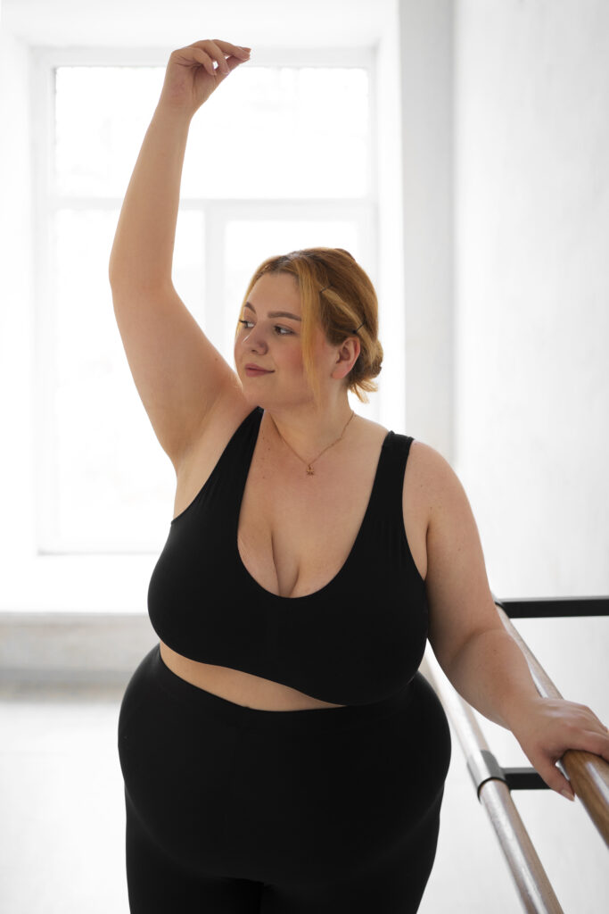 woman in ballet class to cope with quarter-life crisis