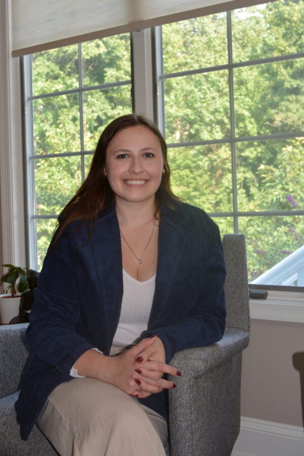 Portrait of therapist Lindsay Klenk at Therapy For Women Center Online & in PA + NJ